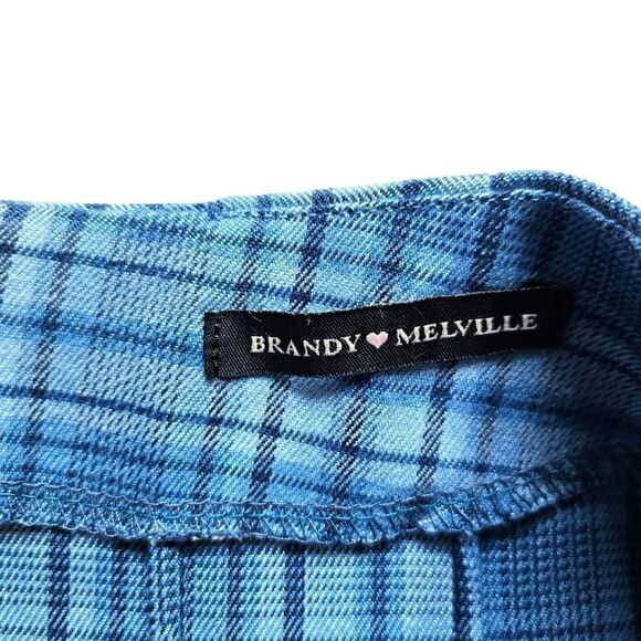 brandy melville cara plaid mini skirt - Picture 5 of 6